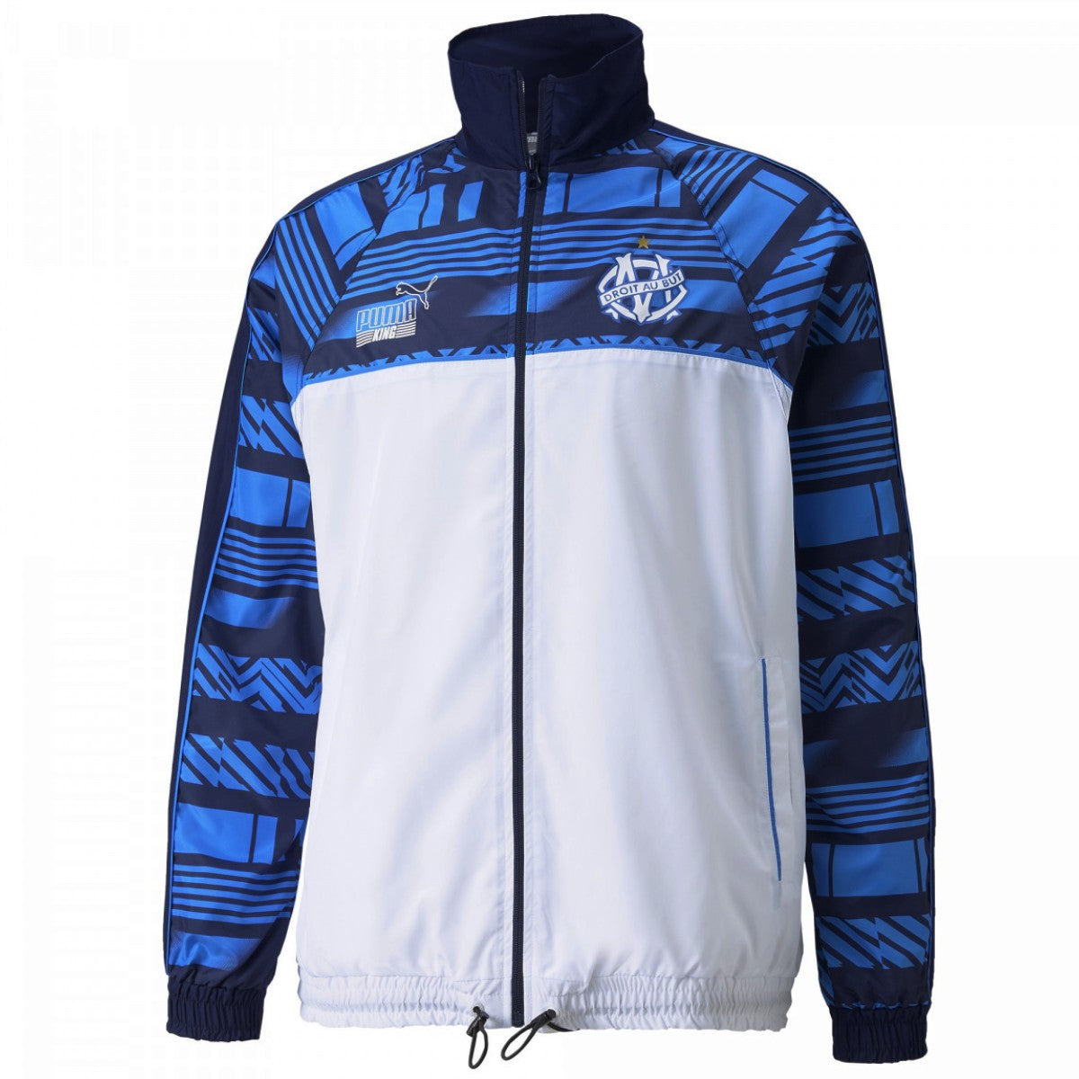 Olympique Marseille FTBL woven presentation tracksuit 2022 - Puma - immagine 3