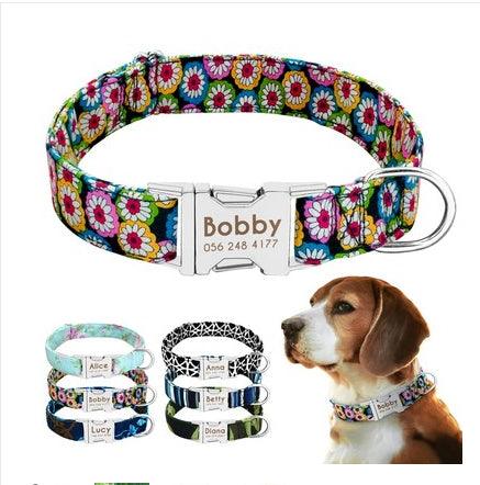 Personalized Pet Dog Collar With Engraved Name And Contact Details - Ideal For Large Dogs - immagine 25