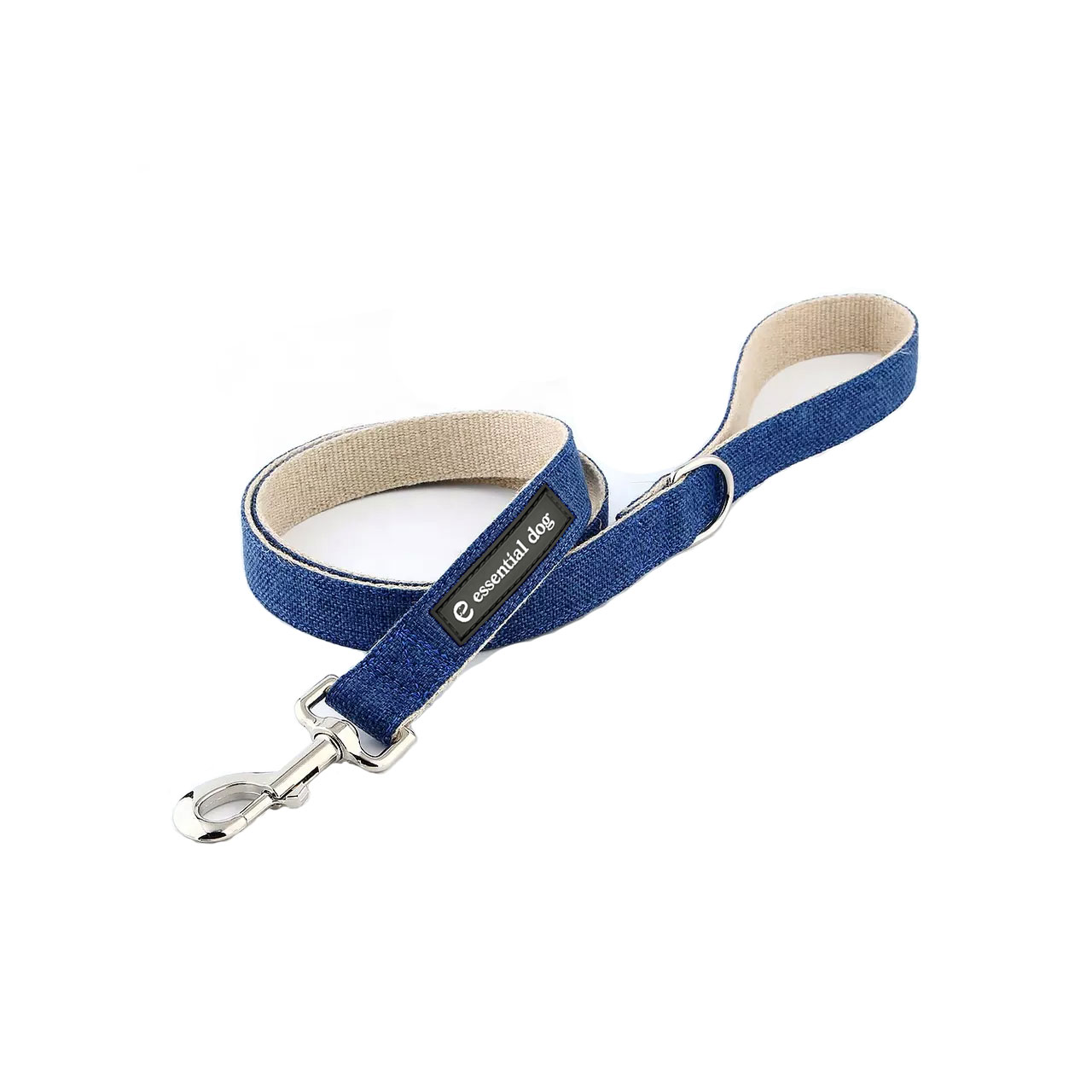 Organic Hemp & Cotton Dog Lead - Ink Blue - immagine 4