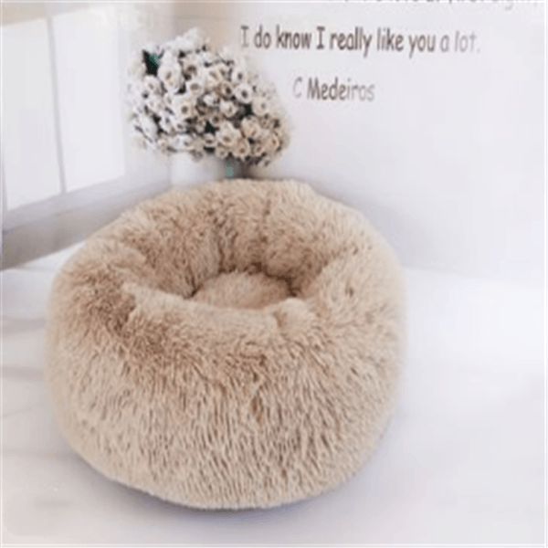 Luxuriously Cozy Round Plush Cat Mattress - immagine 39