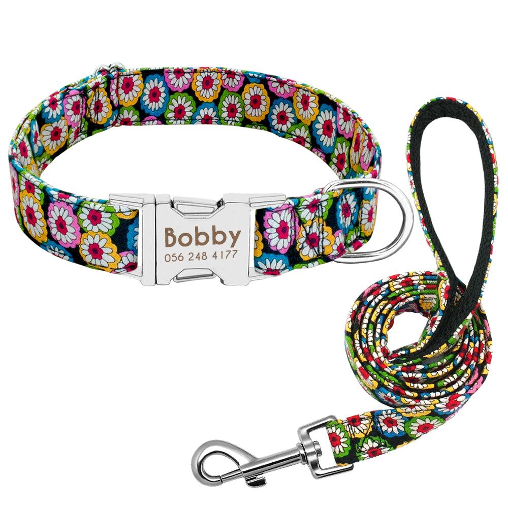Personalized Pet Dog Collar With Engraved Name And Contact Details - Ideal For Large Dogs - immagine 38