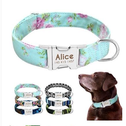 Personalized Pet Dog Collar With Engraved Name And Contact Details - Ideal For Large Dogs - immagine 29