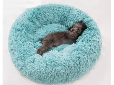 Luxuriously Cozy Round Plush Cat Mattress - immagine 10