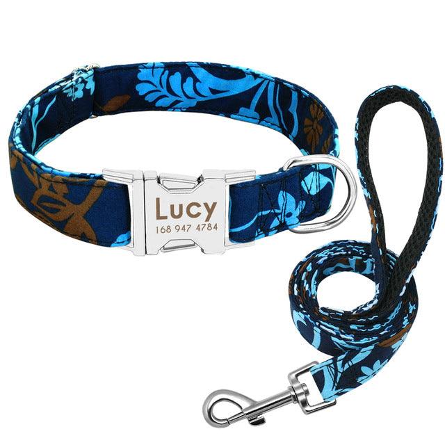 Personalized Pet Dog Collar With Engraved Name And Contact Details - Ideal For Large Dogs - immagine 45