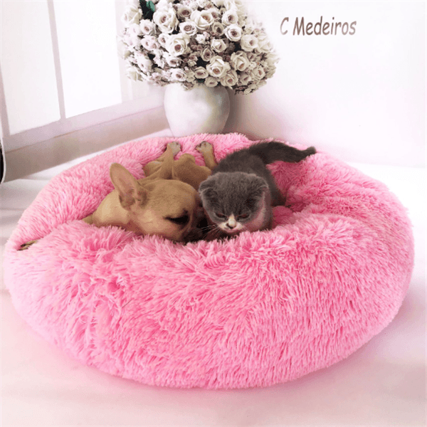 Luxuriously Cozy Round Plush Cat Mattress - immagine 83