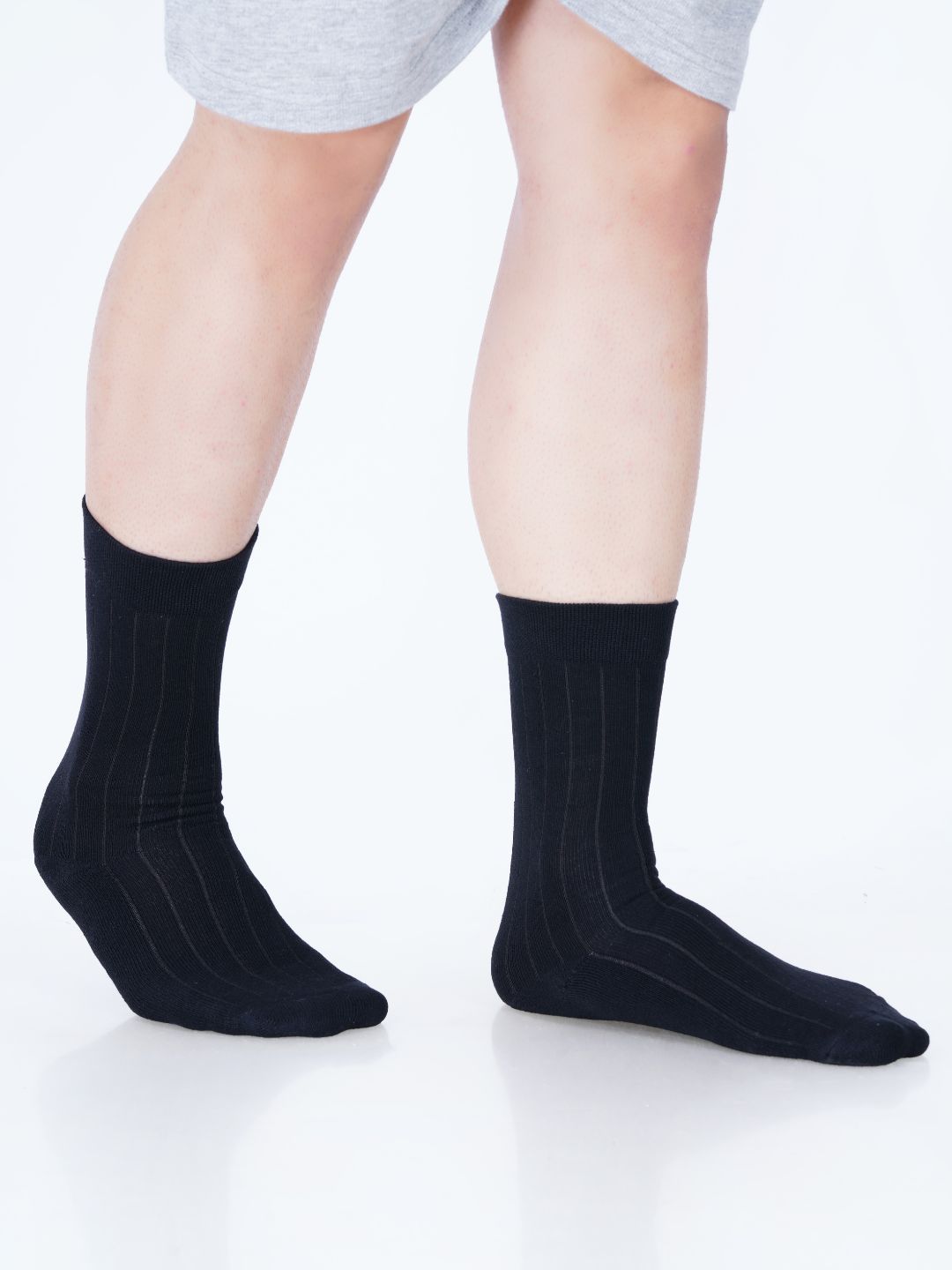 Premium Cotton Crew Dress Socks for Men and Women Pack of 2 Pairs - immagine 7