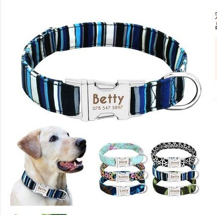 Personalized Pet Dog Collar With Engraved Name And Contact Details - Ideal For Large Dogs - immagine 9