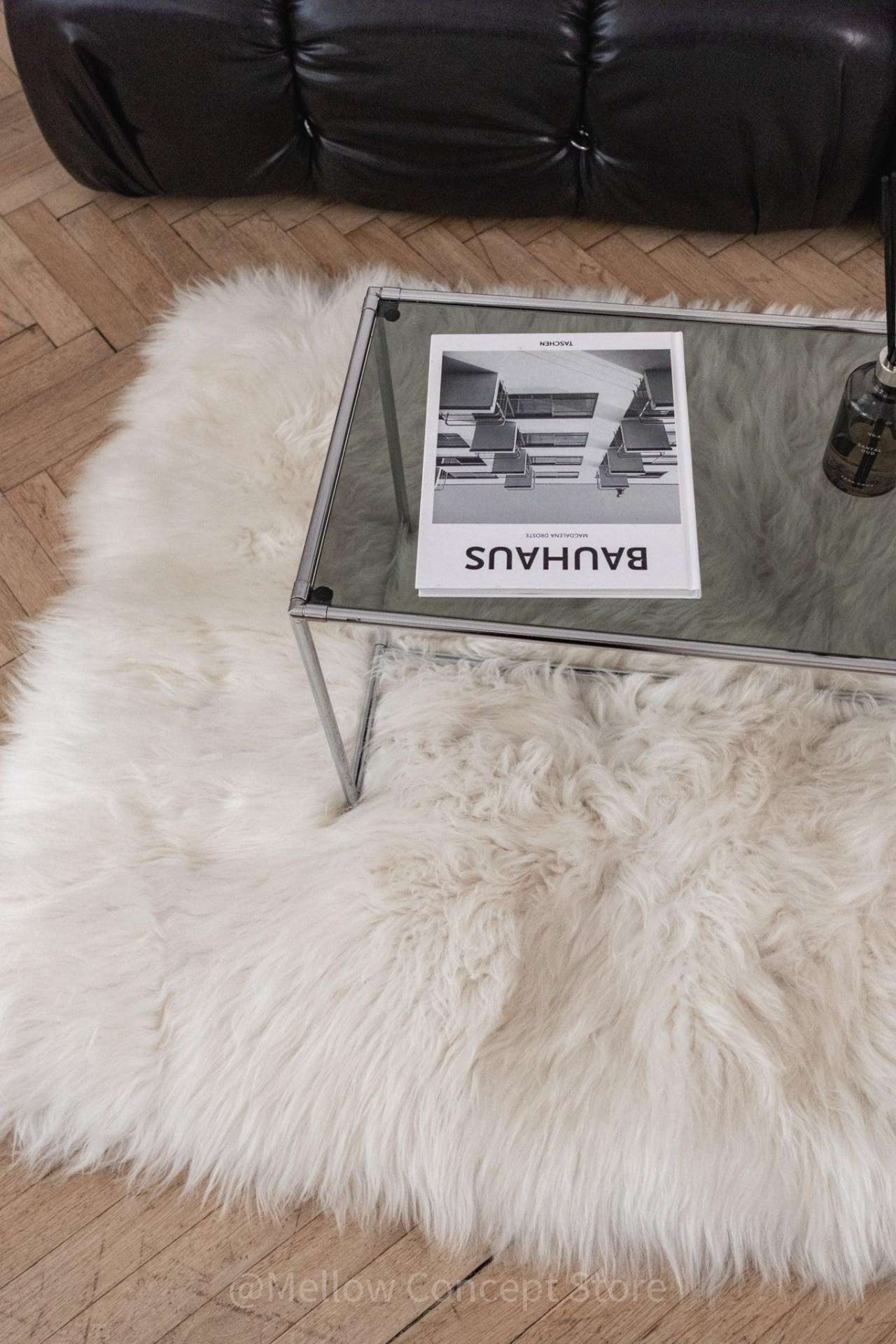 Natural Sheepskin Ivory Carpet - Rectangle - immagine 3