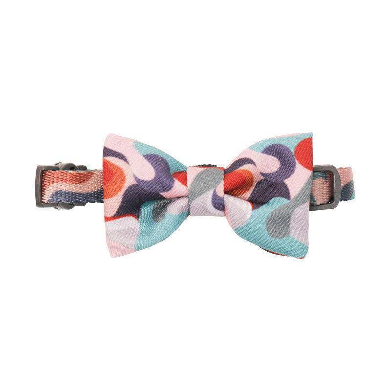 Casual Cotton Bow Tie Cat Collar - Stylish And Playful Accessory For Your Feline Friend - immagine 6