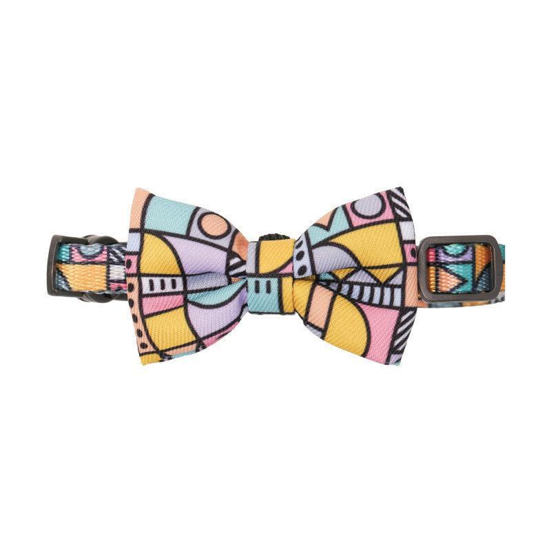Casual Cotton Bow Tie Cat Collar - Stylish And Playful Accessory For Your Feline Friend - immagine 10