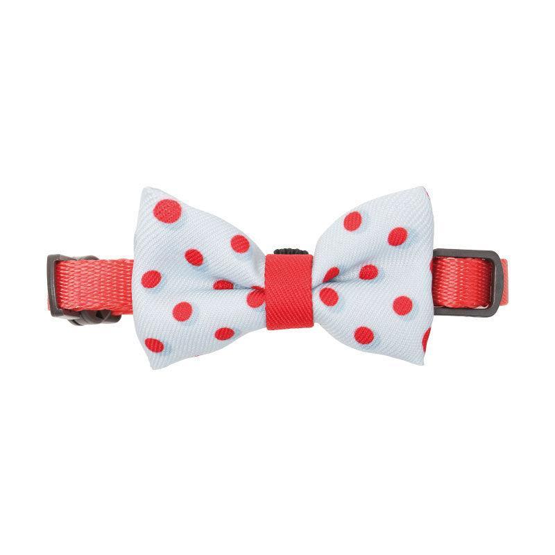 Casual Cotton Bow Tie Cat Collar - Stylish And Playful Accessory For Your Feline Friend - immagine 4