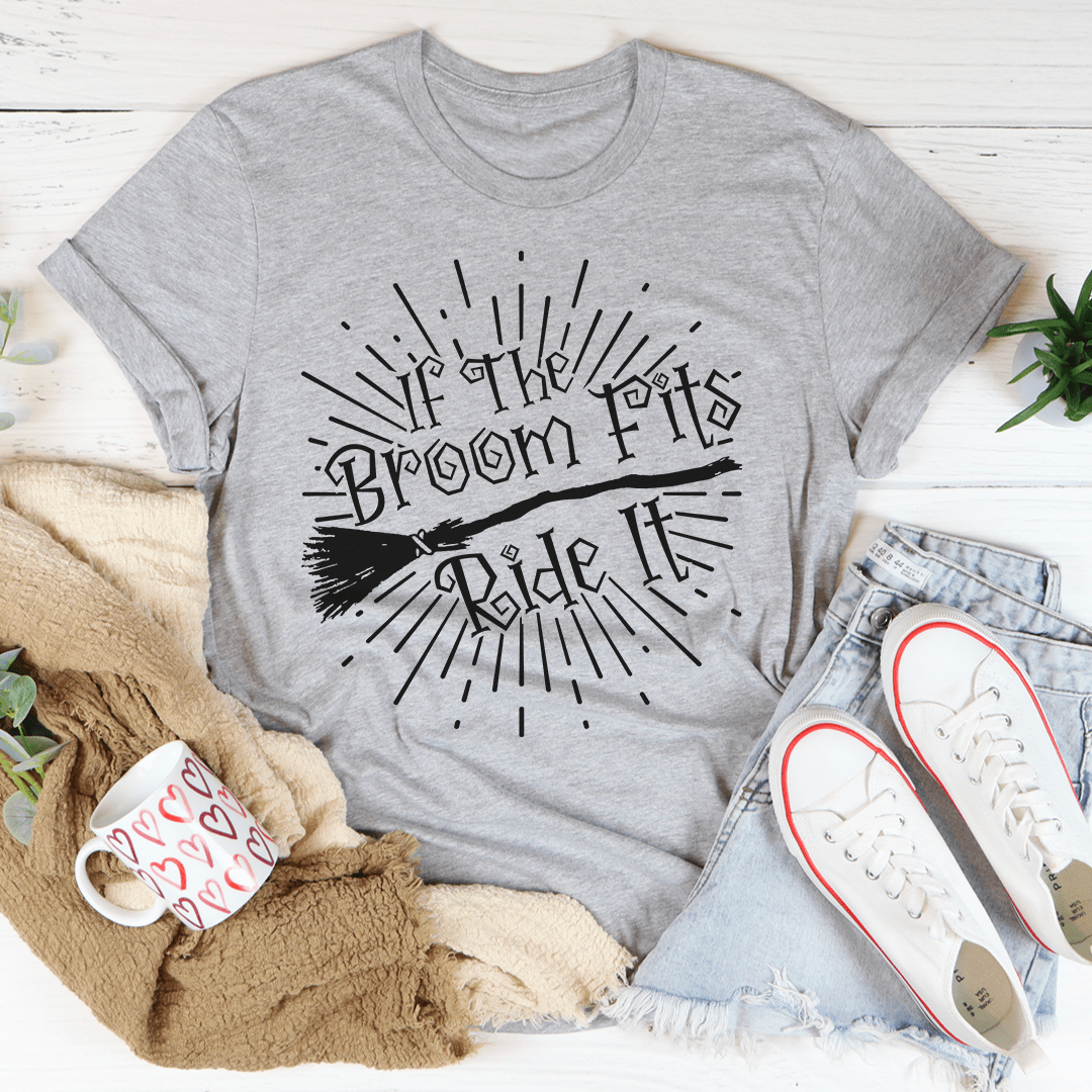 If The Broom Fits Ride It Tee - immagine 11