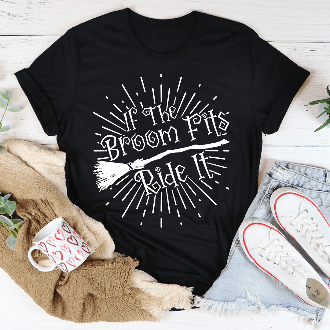 If The Broom Fits Ride It Tee - immagine 16