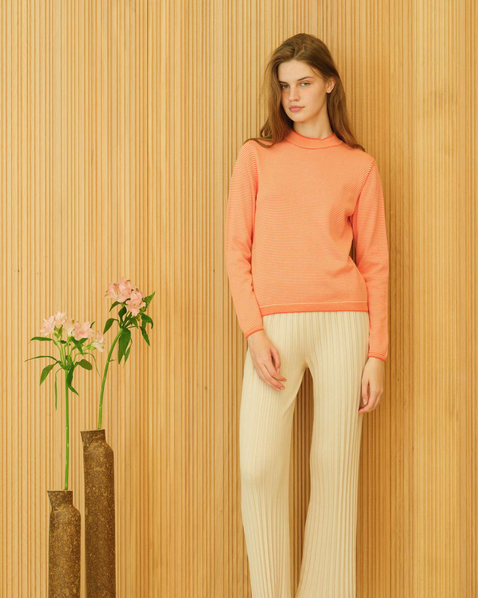 Pima Cotton Striped Crewneck - immagine 11