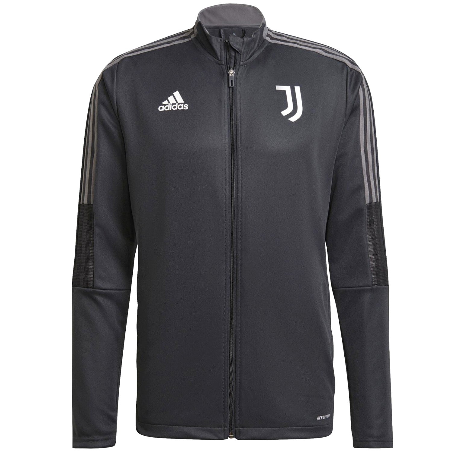 Juventus dark grey training bench Soccer tracksuit 2021/22 - Adidas - immagine 2
