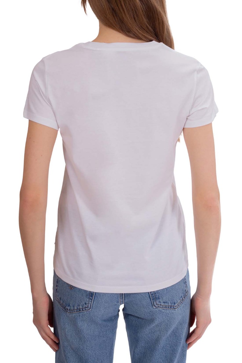 LEVI'S Women - White cotton Batwing logo T-Shirt - immagine 19