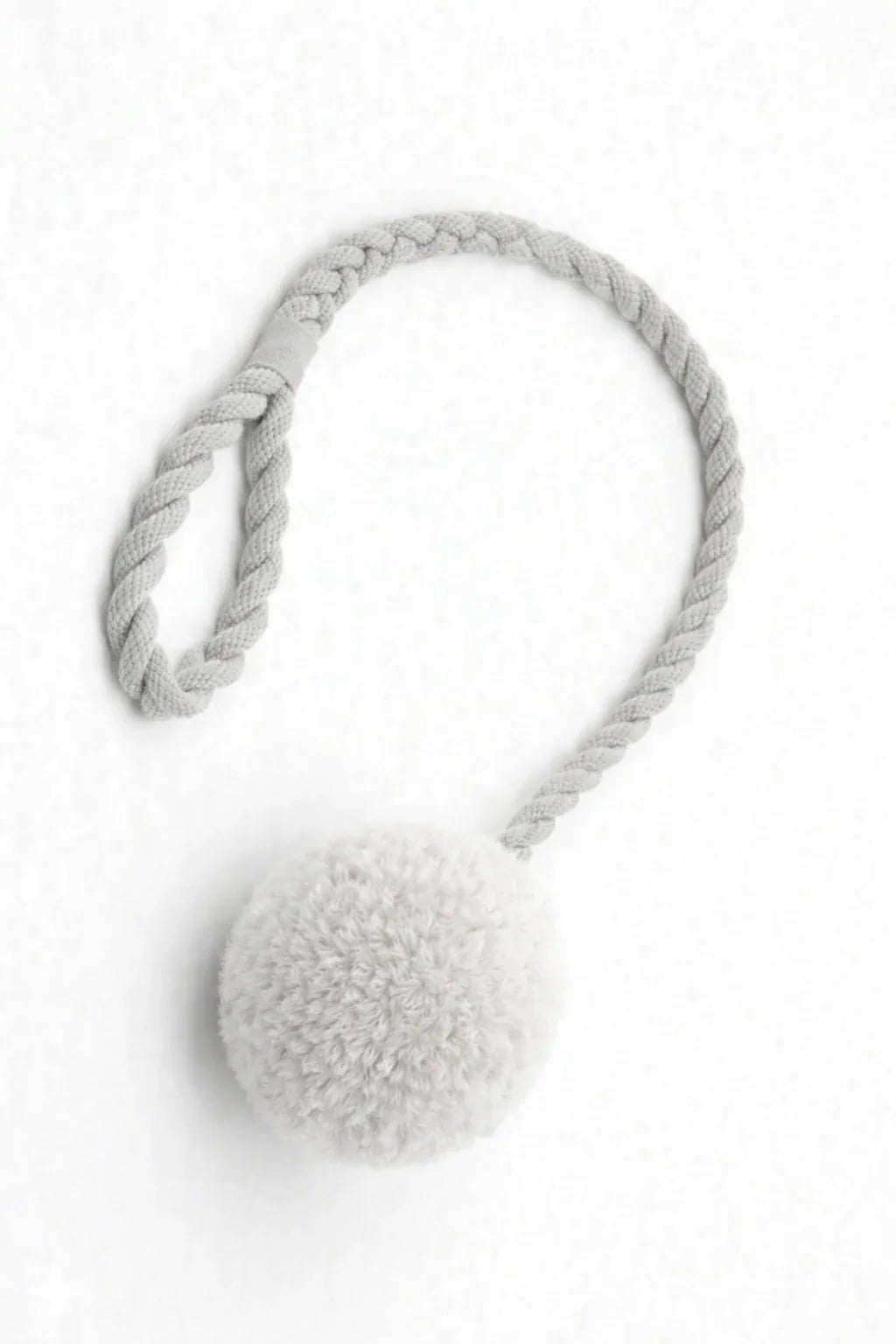 Wool Pom Tug Toy - Grey - immagine 2