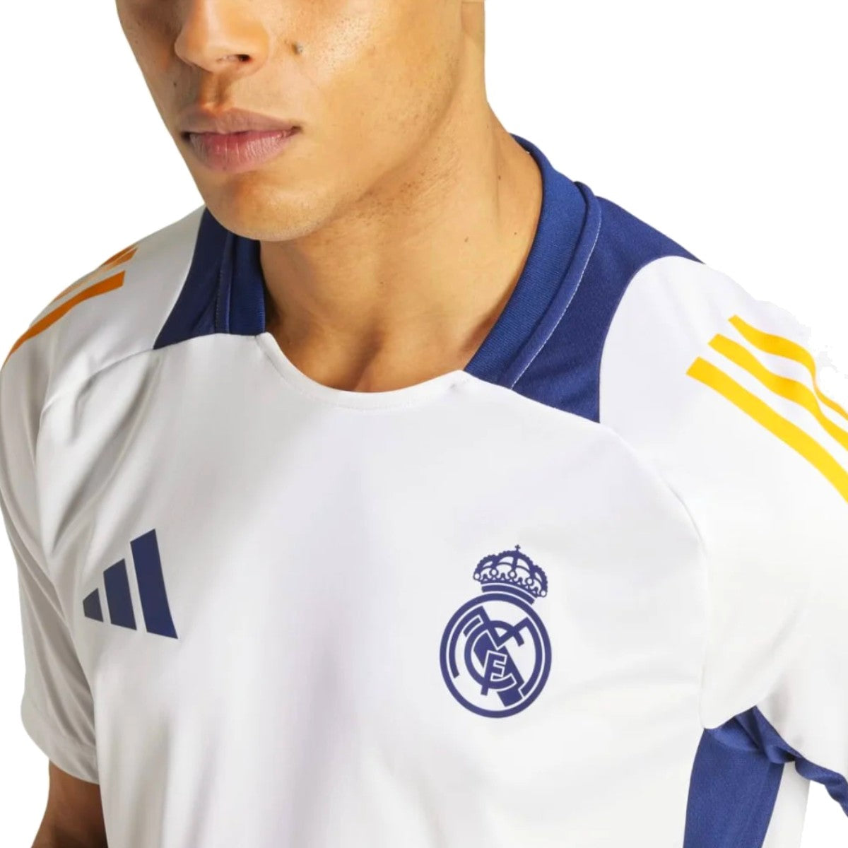 Real Madrid white/blue players training Soccer set 2024/25 - Adidas - immagine 4