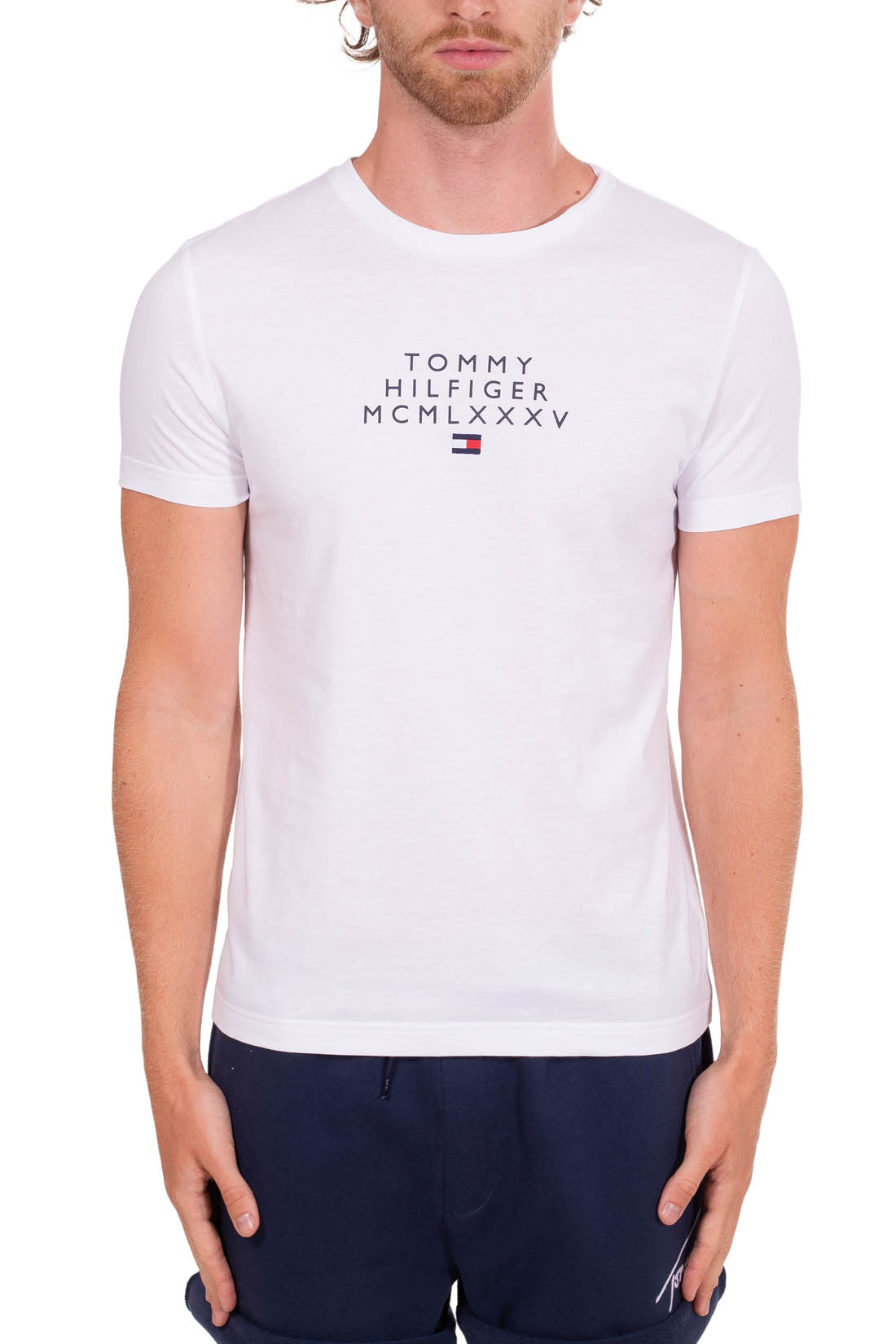 TOMMY HILFIGER - T-shirt uomo basic con logo  - Taglia XXL - immagine 14