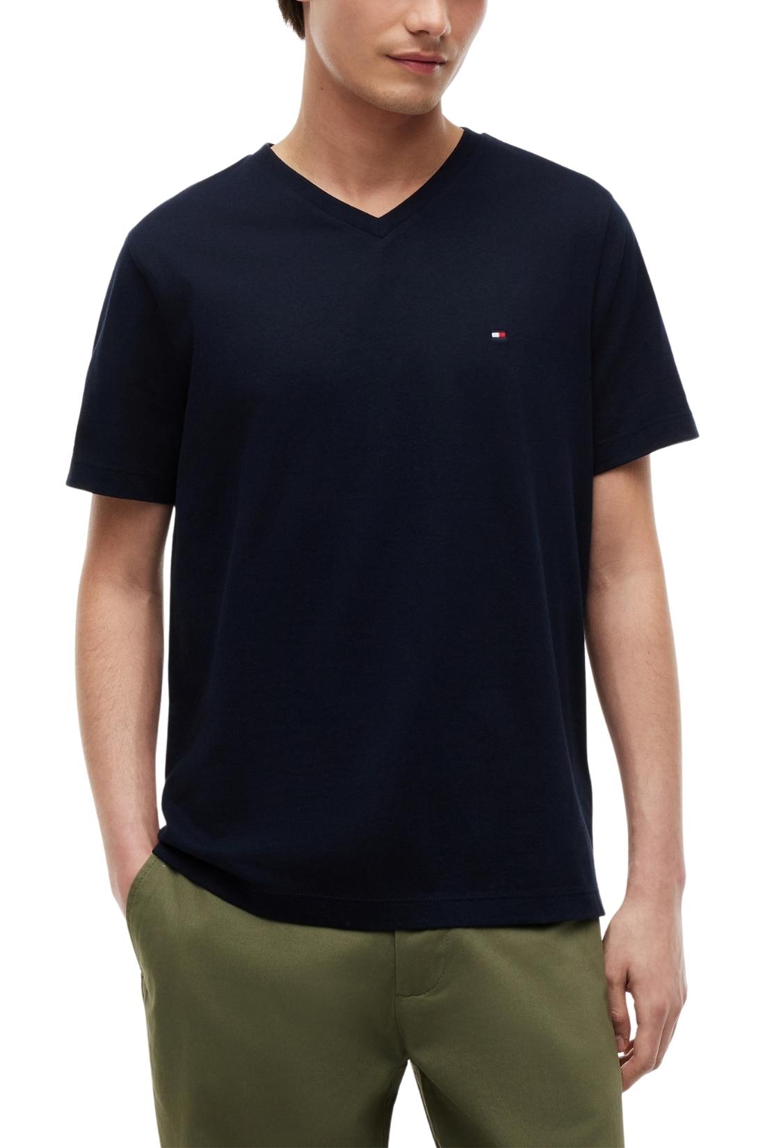 TOMMY HILFIGER - T-shirt uomo con scollo a v  - Taglia XL - immagine 24