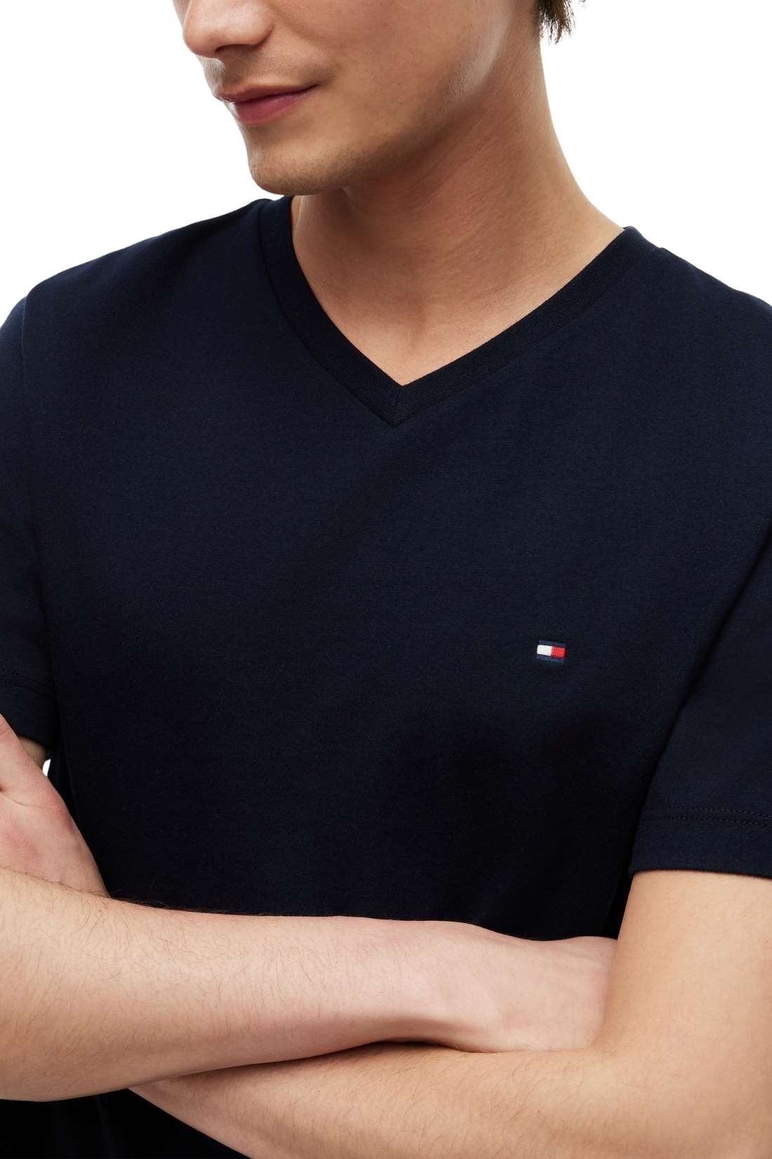 TOMMY HILFIGER - T-shirt uomo con scollo a v  - Taglia XL - immagine 27