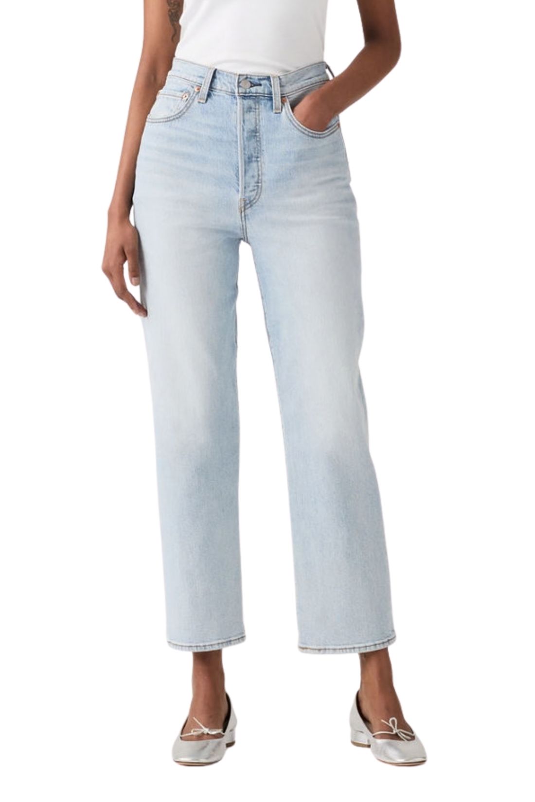LEVI'S - Women's Ribcage Straight Ankle jeans - immagine 13