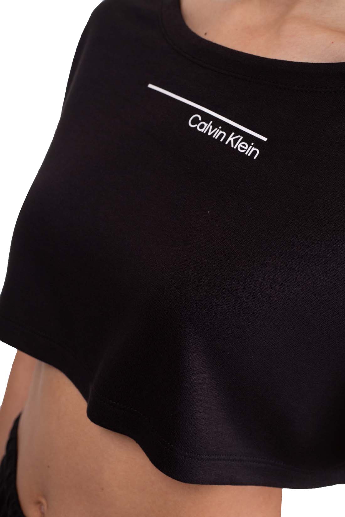 CALVIN KLEIN - Top donna corto relaxed - immagine 5