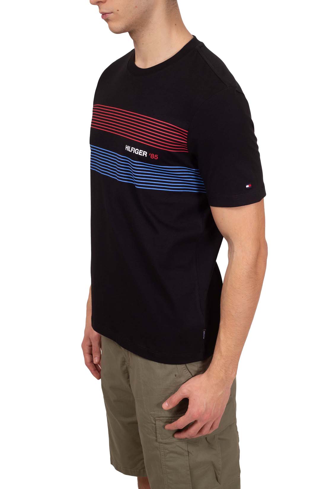 TOMMY HILFIGER - Men's T-shirt with flag logo - Size XXL - immagine 12