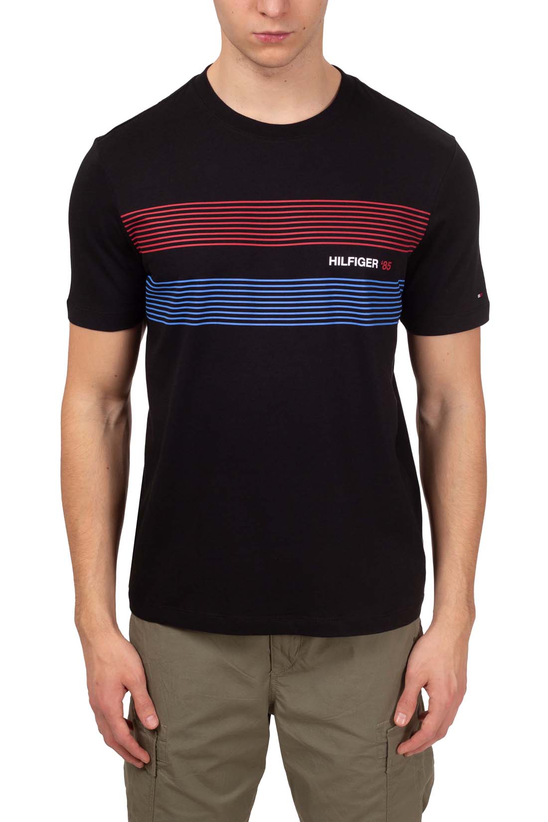 TOMMY HILFIGER - Men's T-shirt with flag logo - Size XXL - immagine 30