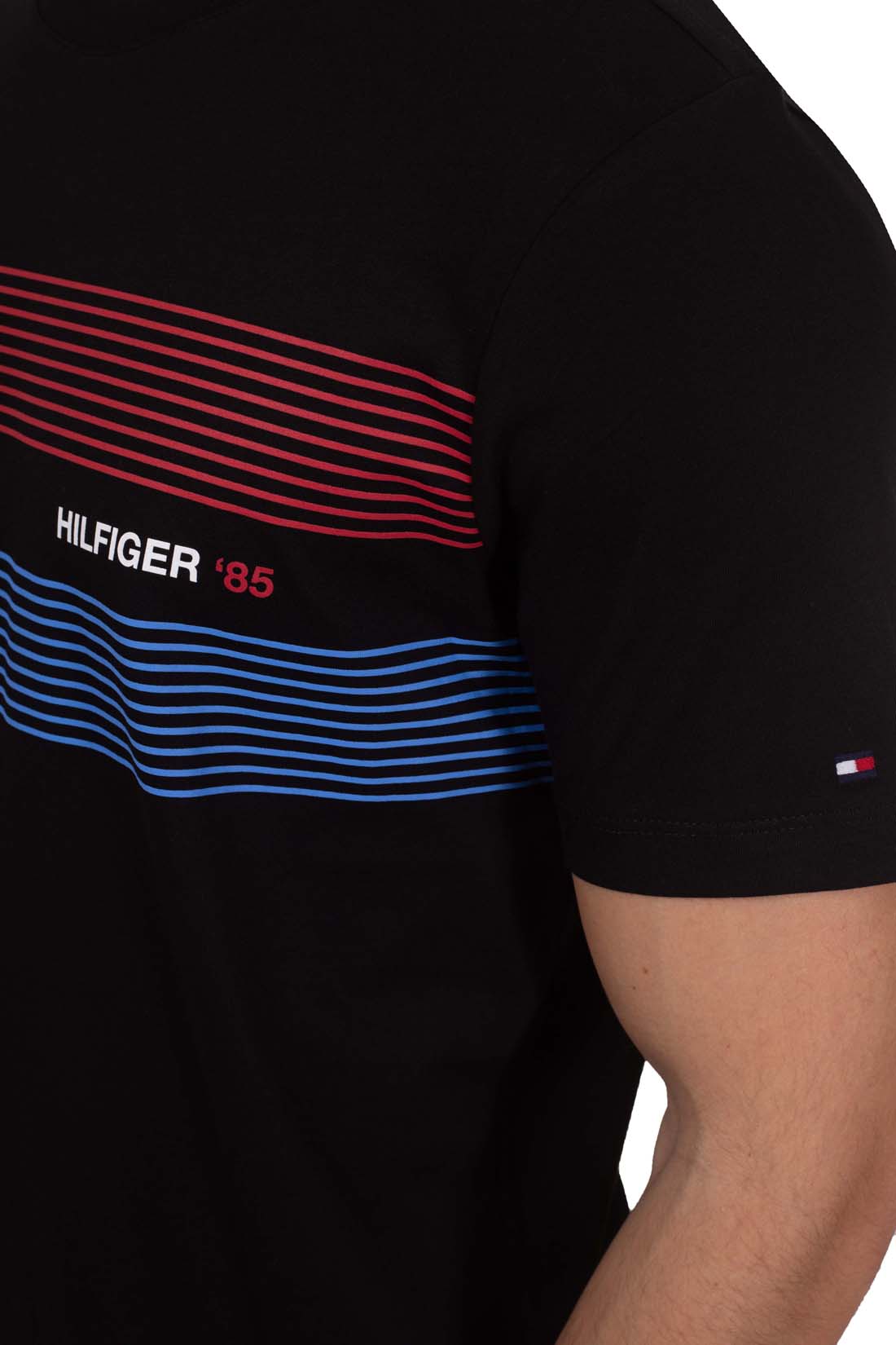 TOMMY HILFIGER - Men's T-shirt with flag logo - Size XXL - immagine 9