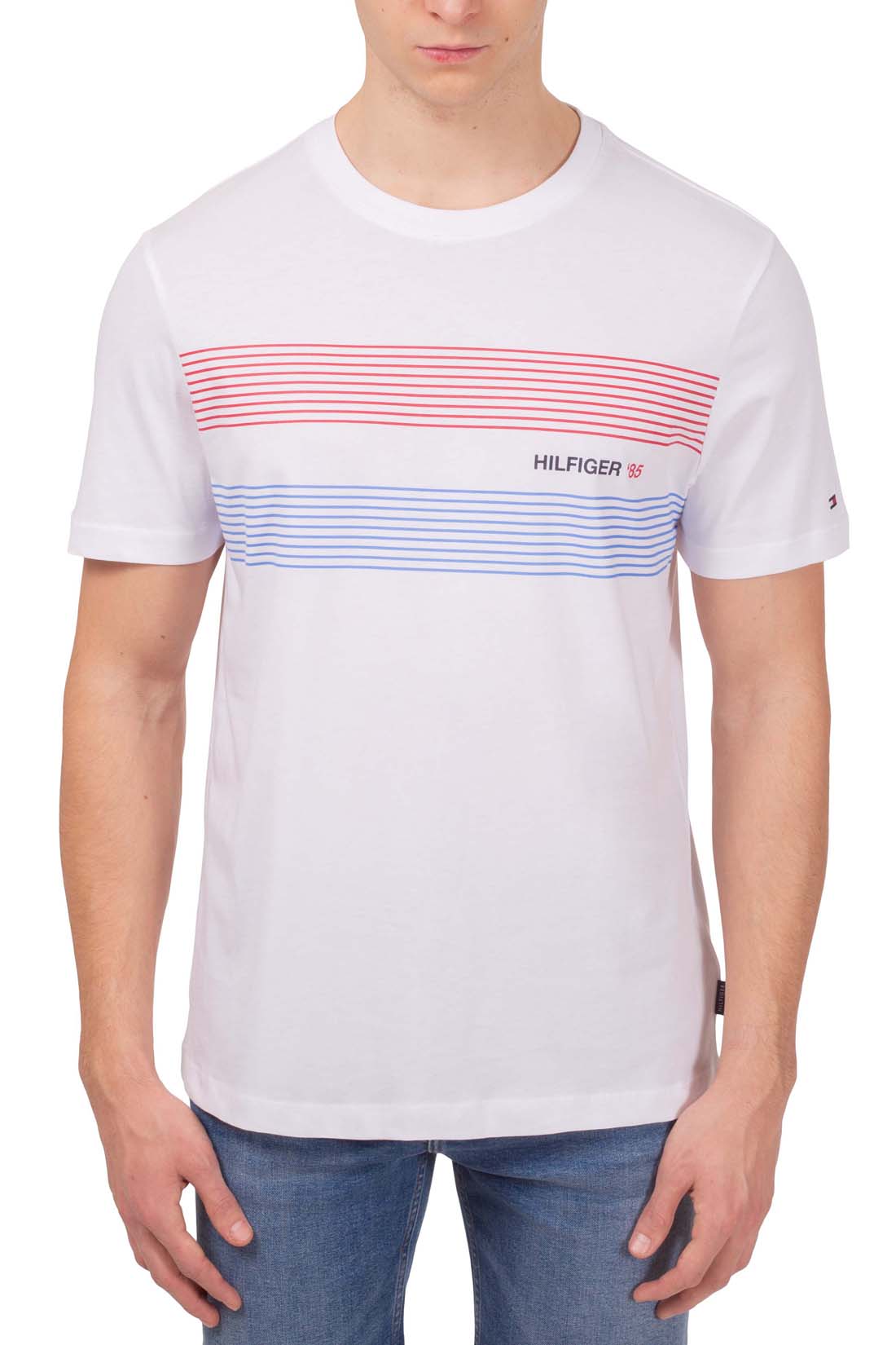 TOMMY HILFIGER - Men's T-shirt with flag logo - Size XXL - immagine 22
