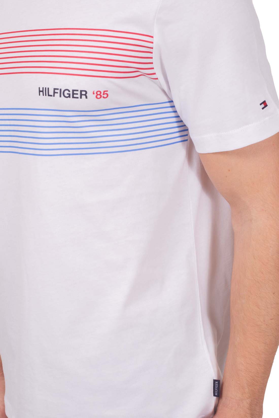 TOMMY HILFIGER - Men's T-shirt with flag logo - Size XXL - immagine 25