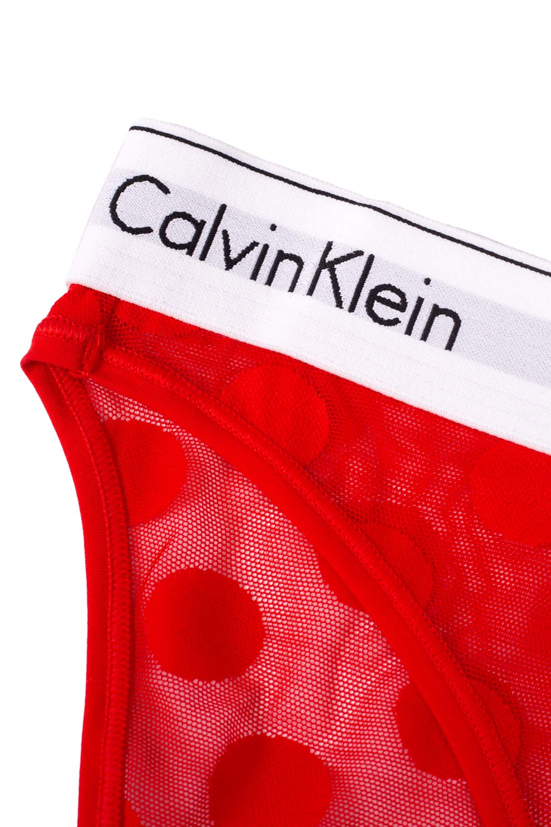 CALVIN KLEIN - Slip donna con texture pois - immagine 12