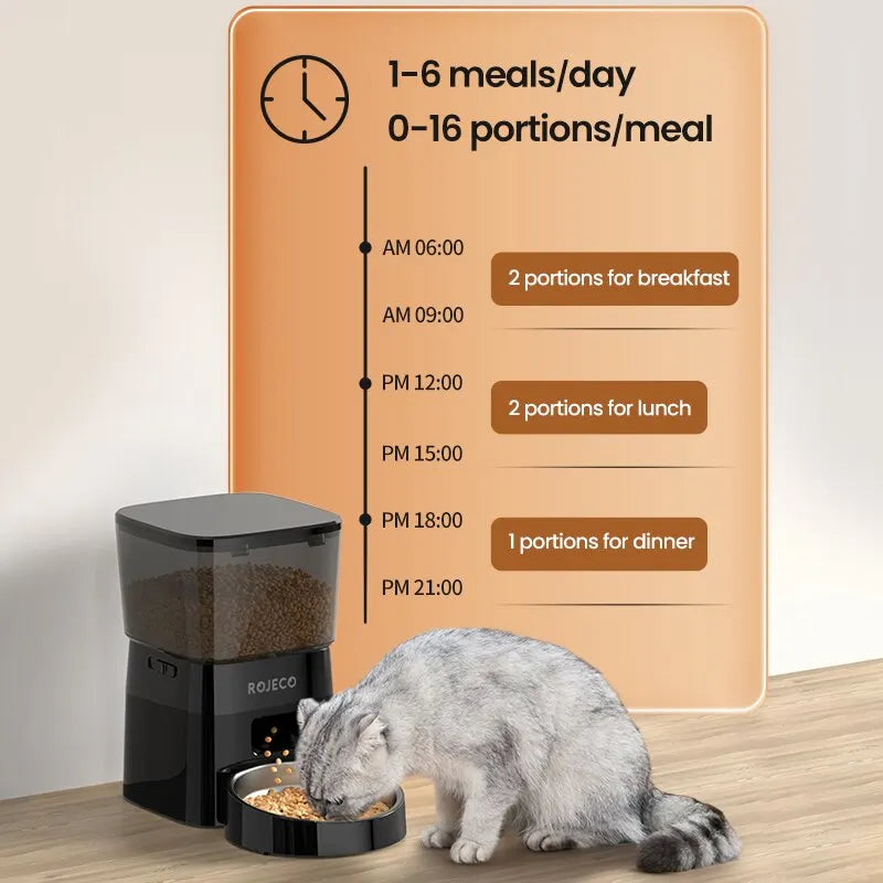 Smart Control Automatic Pet Feeder for Cats and Dogs - immagine 2