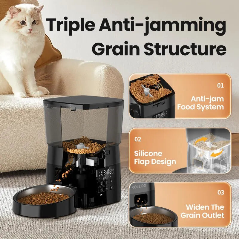 Smart Control Automatic Pet Feeder for Cats and Dogs - immagine 3