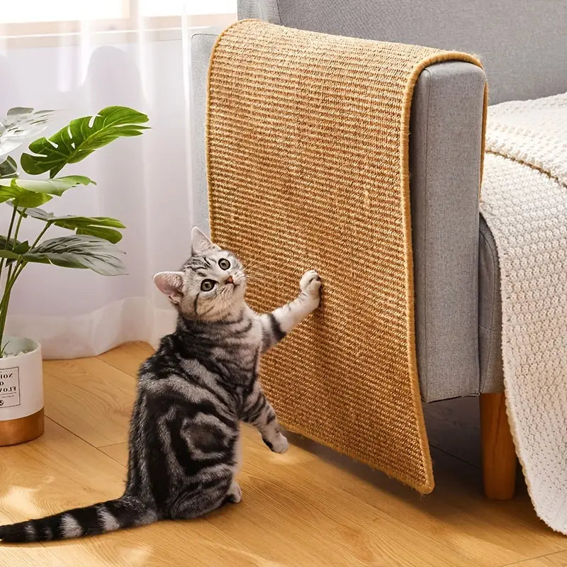 Premium Natural Sisal Cat Scratcher Mat: Durable Protection for Your Furniture - immagine 4