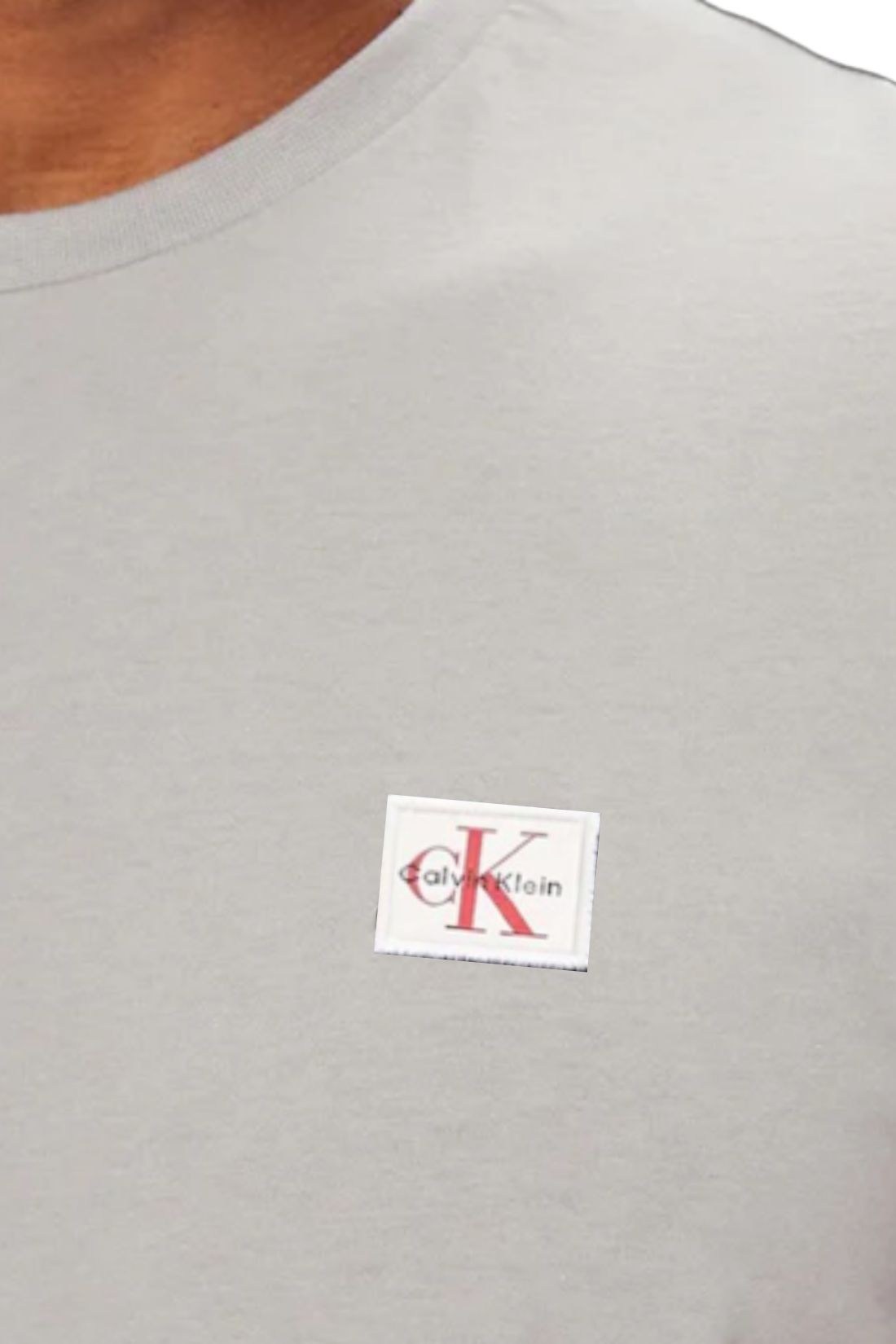 CALVIN KLEIN JEANS - T-shirt uomo con patch logo - Taglia XL - immagine 15