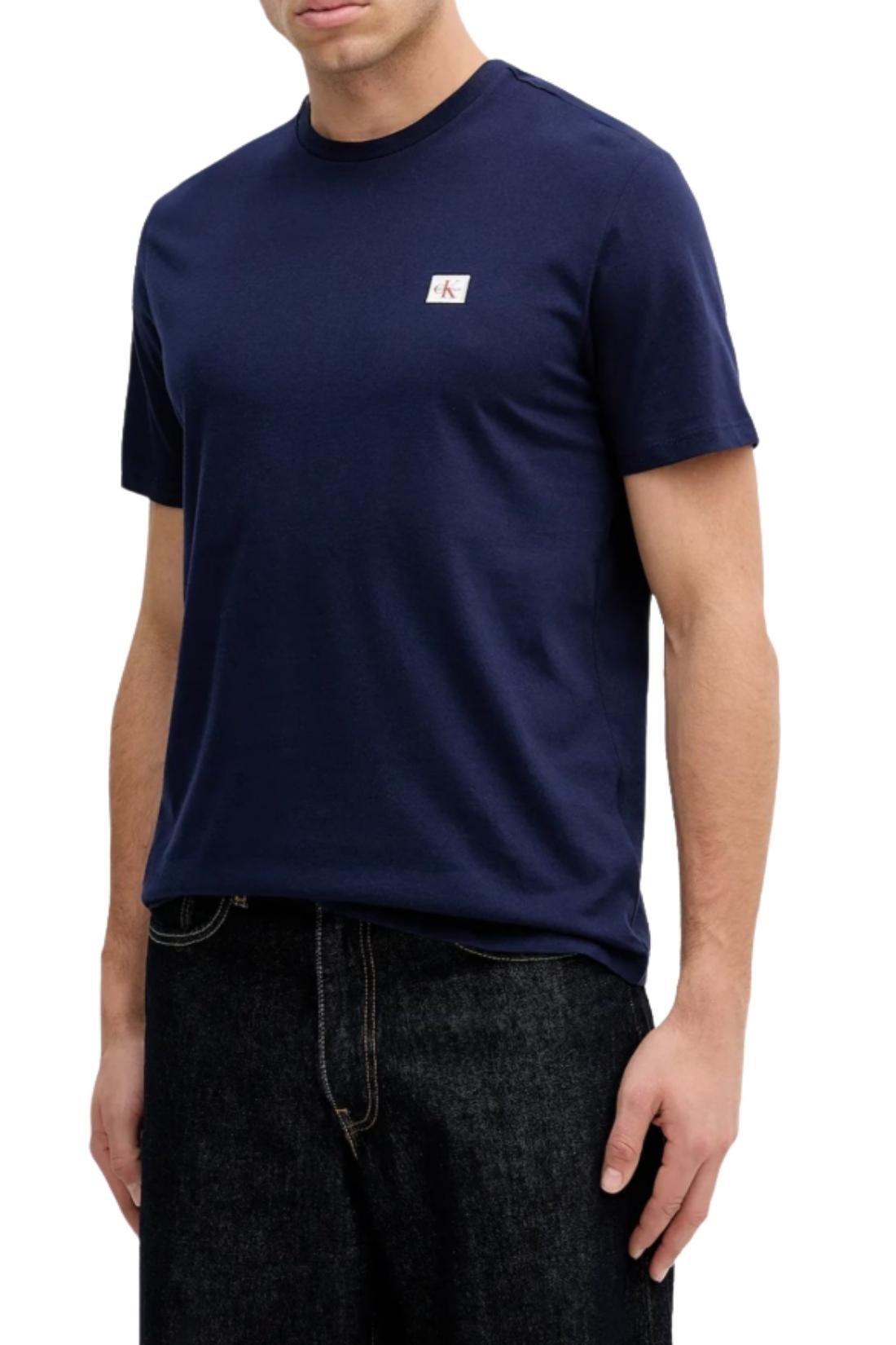 CALVIN KLEIN JEANS - T-shirt uomo con patch logo - Taglia XL - immagine 35