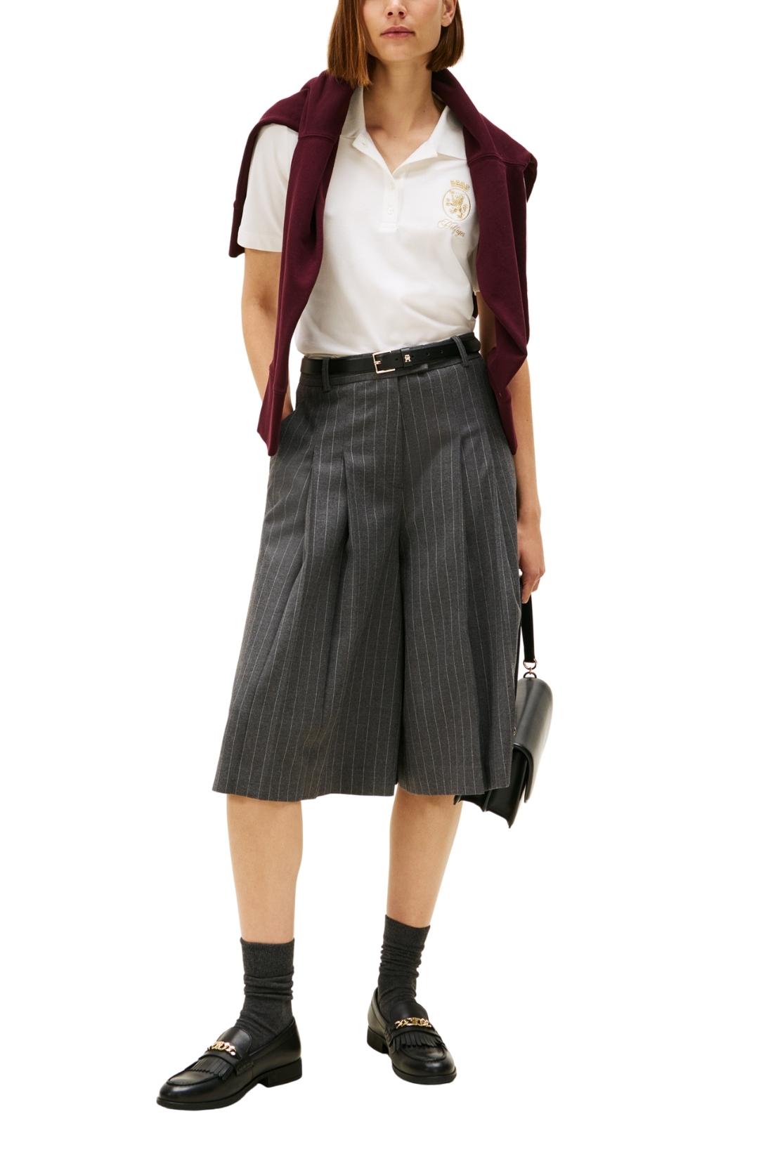 TOMMY HILFIGER - Polo donna regular con stemma logo - Taglia L - immagine 12
