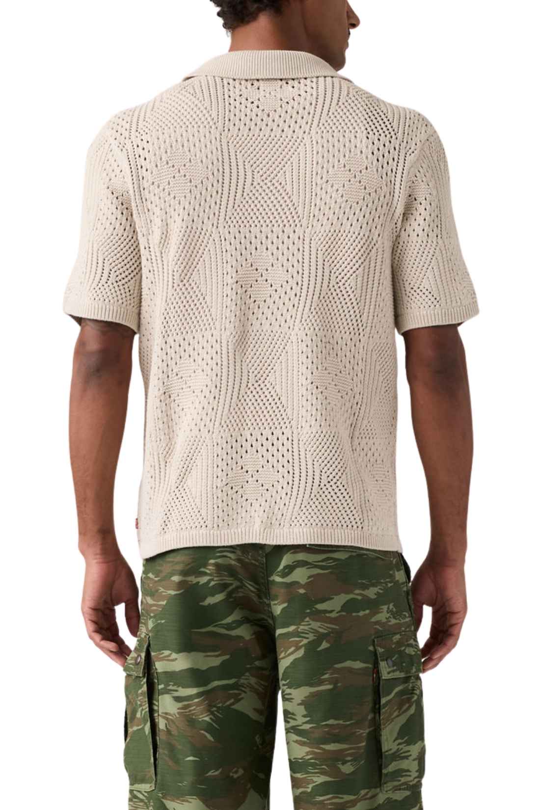 LEVI'S - Men's crochet pointelle shirt - immagine 7