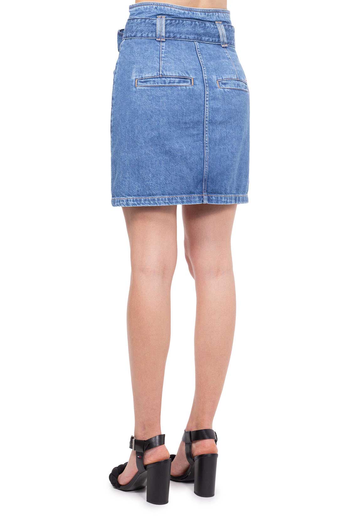 TOMMY JEANS - Mom fit miniskirt with matching belt - immagine 3