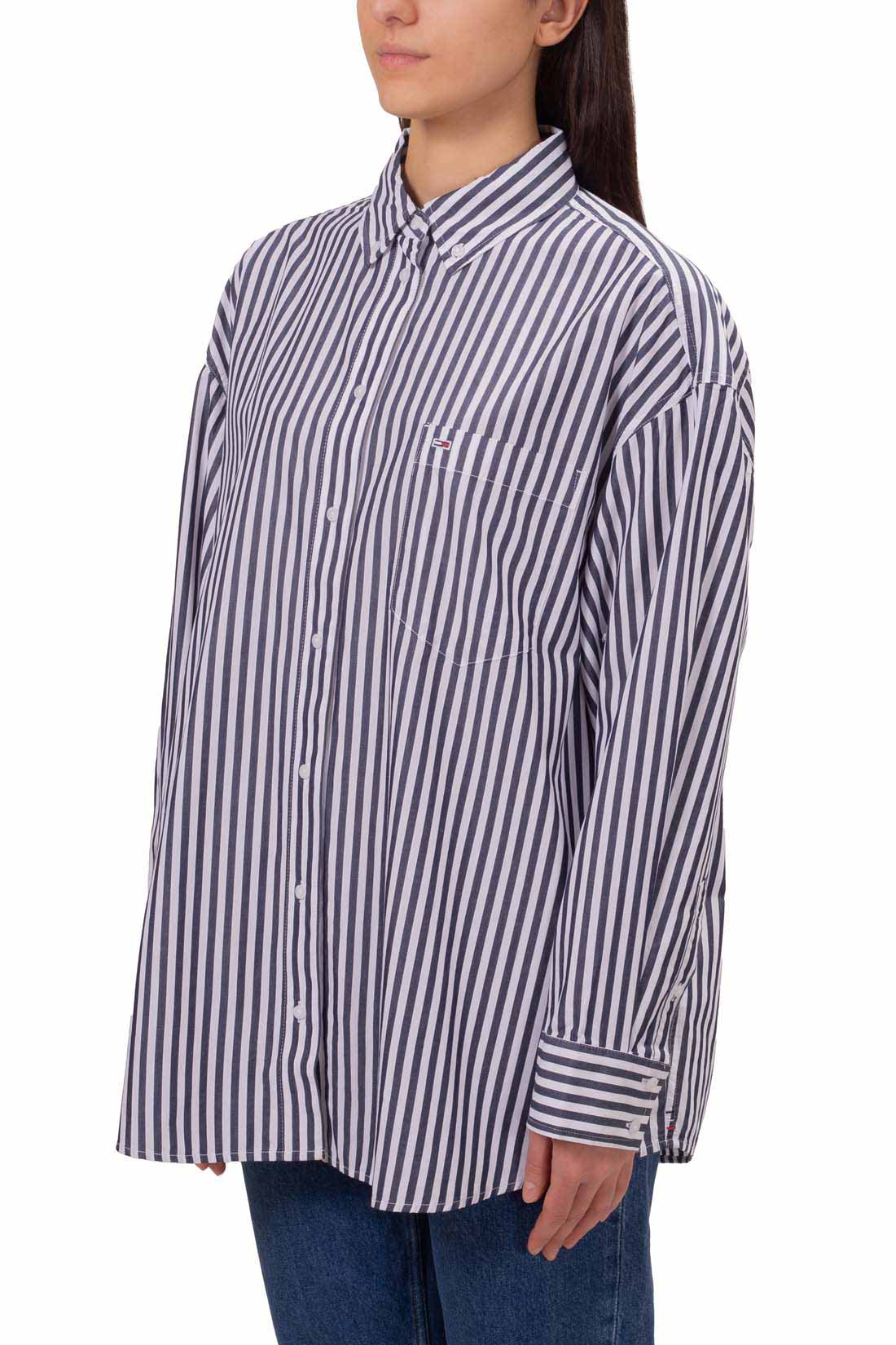 TOMMY JEANS - Camicia donna oversize a righe - immagine 2