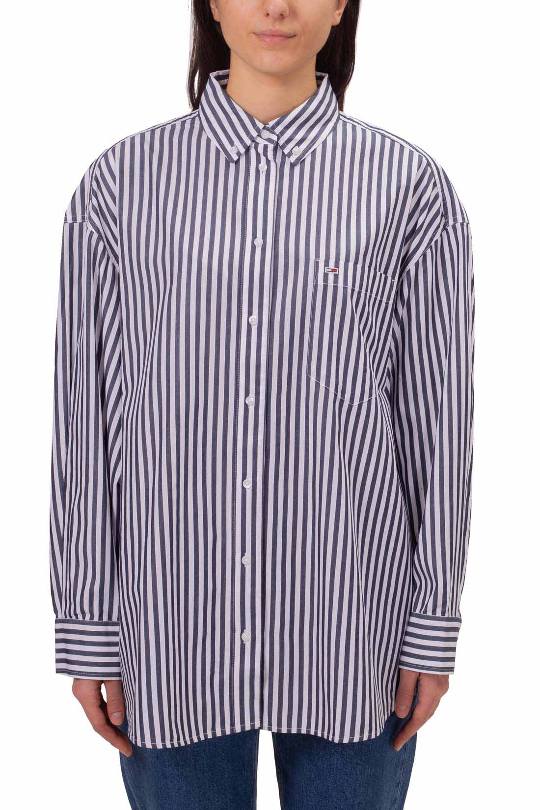 TOMMY JEANS - Camicia donna oversize a righe - immagine 13