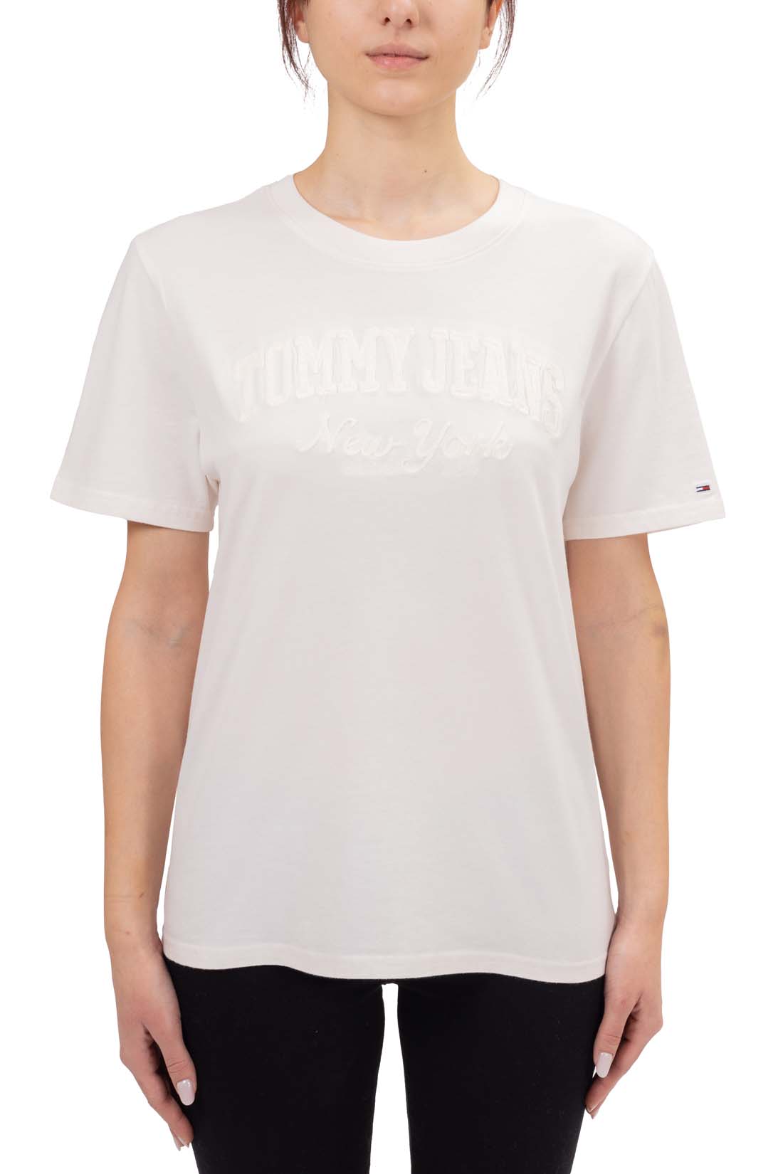 TOMMY JEANS - T-shirt donna relaxed Varsity - immagine 4