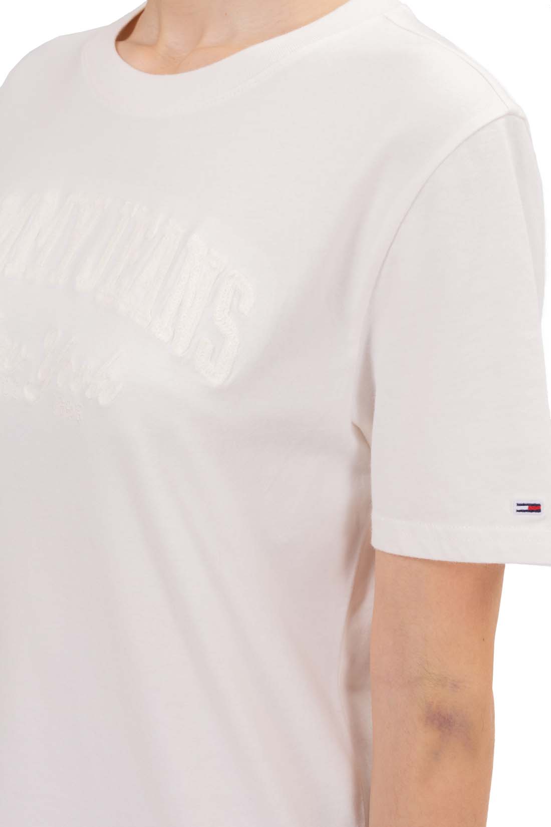 TOMMY JEANS - T-shirt donna relaxed Varsity - immagine 5