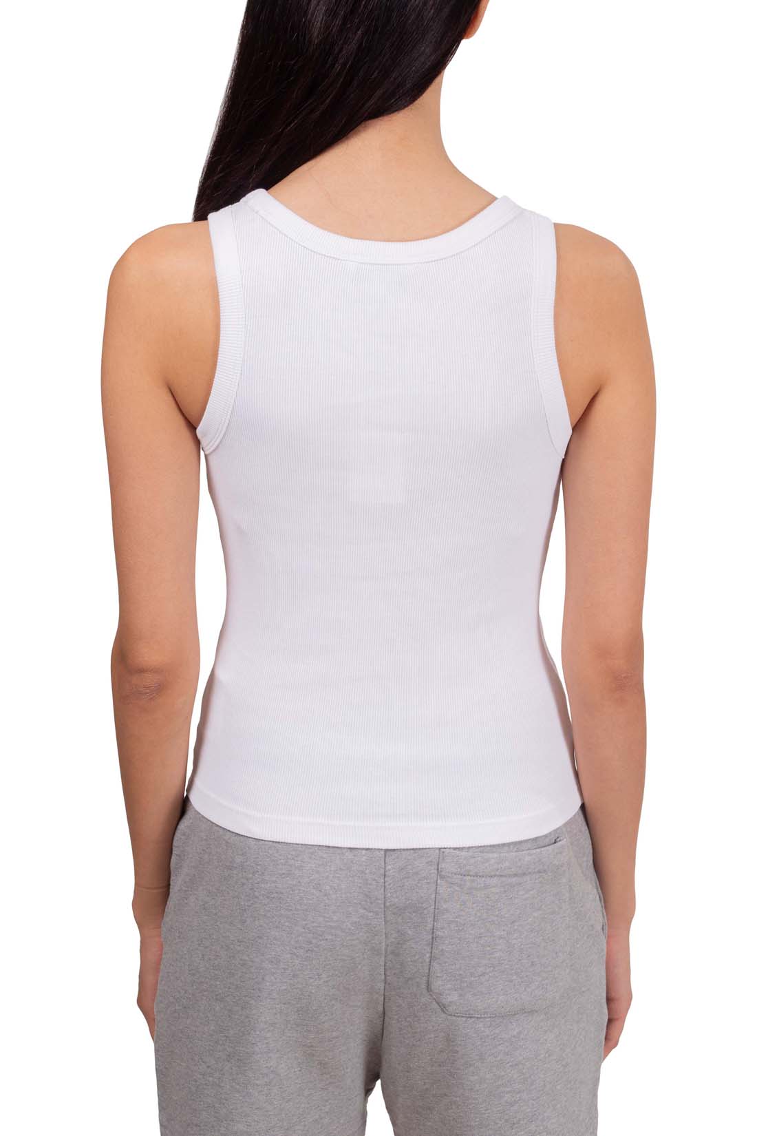 CALVIN KLEIN JEANS - Canotta donna slim a costine - Taglia XL - immagine 3