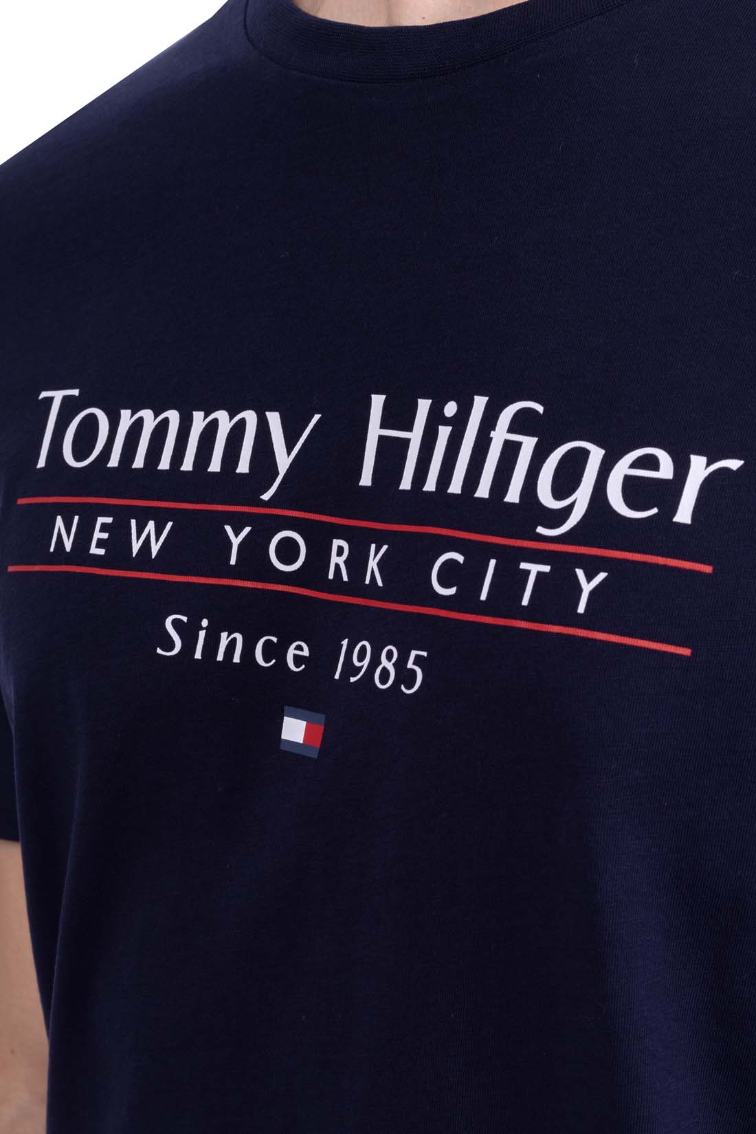 TOMMY HILFIGER - T-shirt uomo con stampa logo NYC - Taglia 3XL - immagine 5