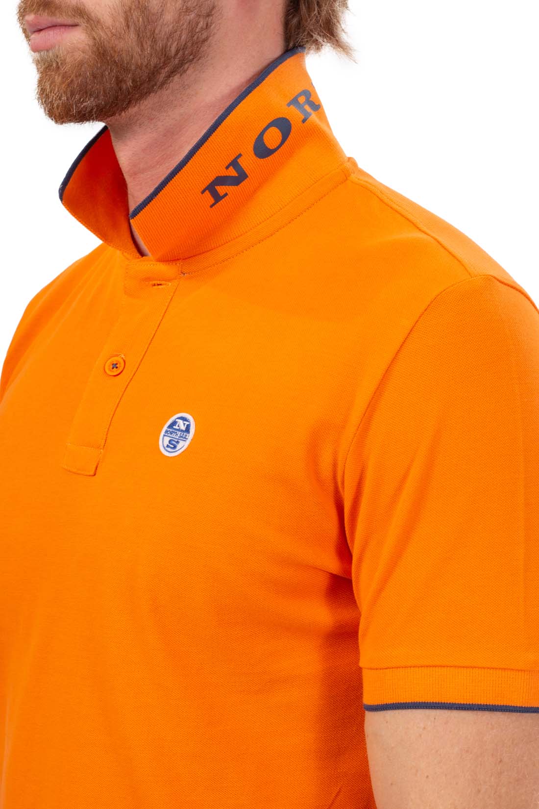 NORTH SAILS - Men's regular polo shirt with contrasting details - immagine 12