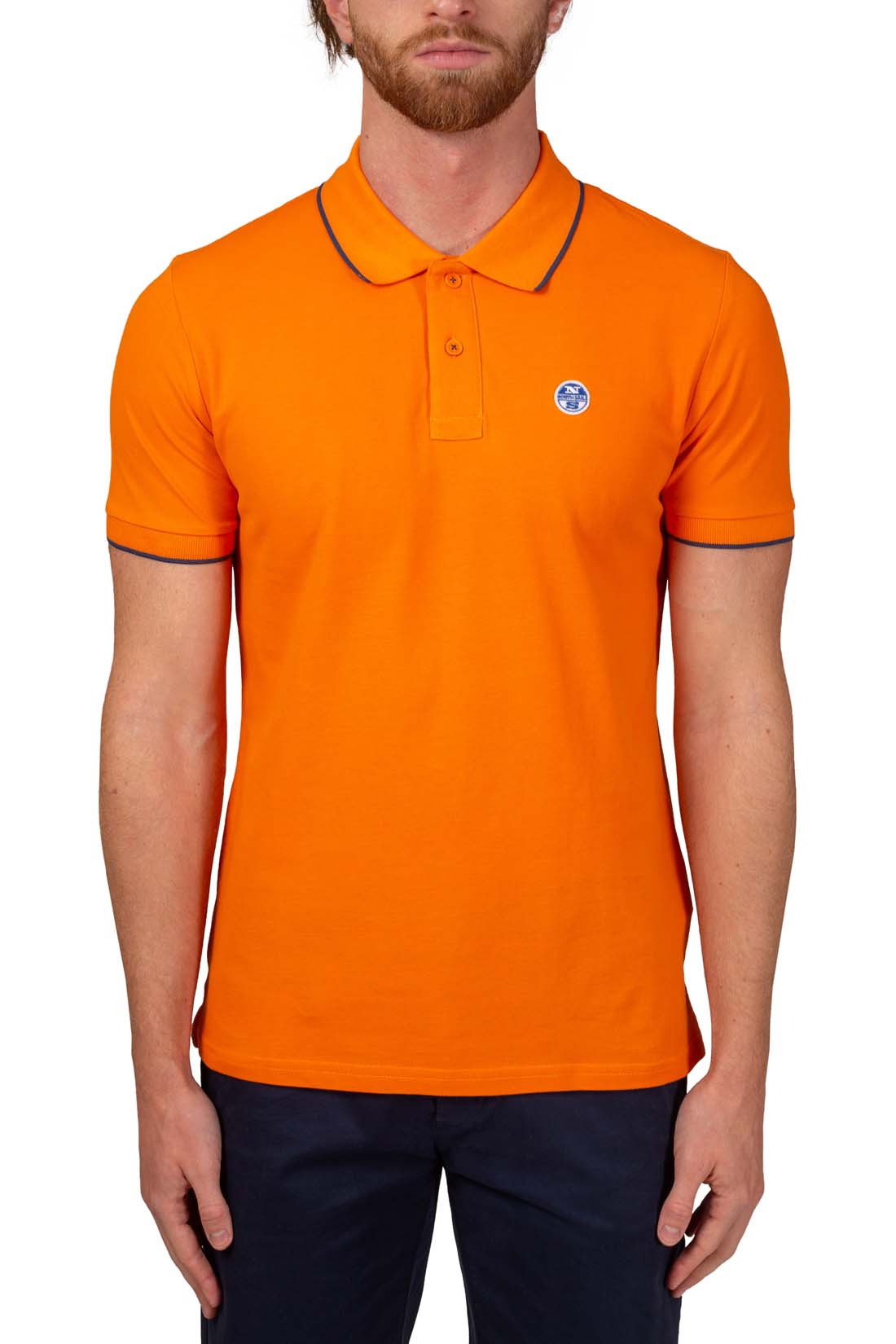 NORTH SAILS - Men's regular polo shirt with contrasting details - immagine 20