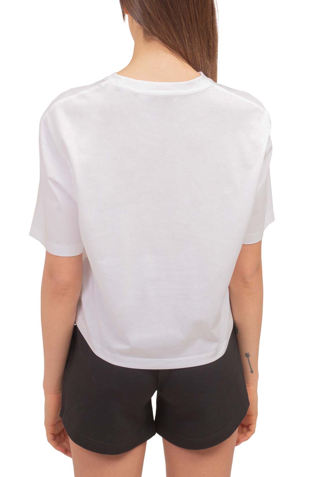 TIMBERLAND - Women's relaxed crop T-shirt with logo  - Size M - immagine 5